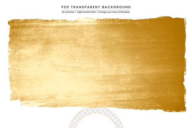 PSD golden grunge acrylic background