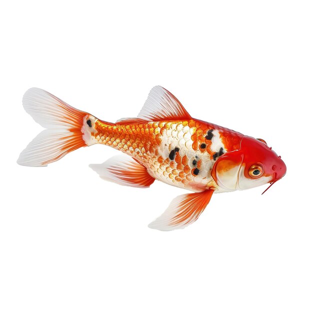 PSD golden koi fish
