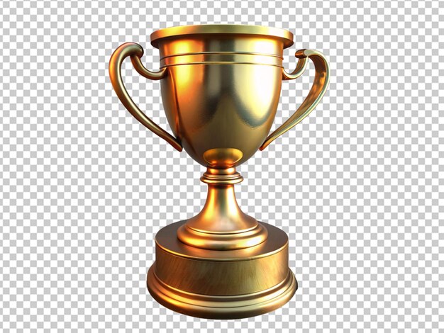 PSD golden shiny trophy