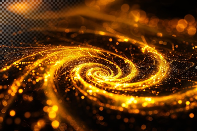 Golden Spiral Galaxy