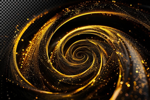 Golden Vortex of Light