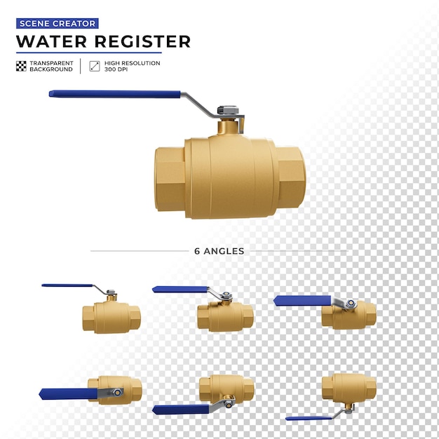 PSD 風景作成用の黄金の水登録