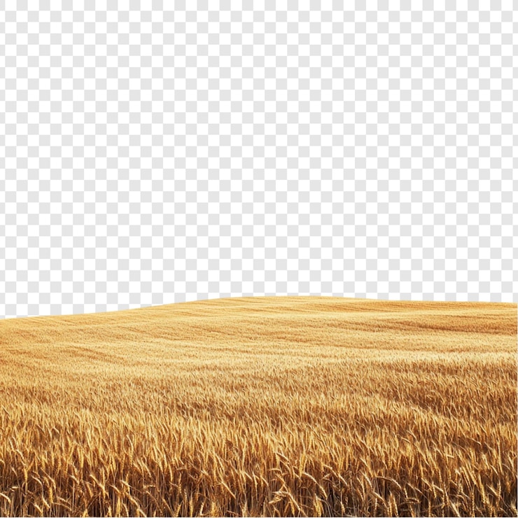 PSD golden wheat field rural landscape agriculture harvest season