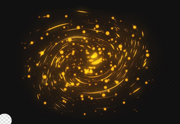 golden yellow sparks glitter special light effect