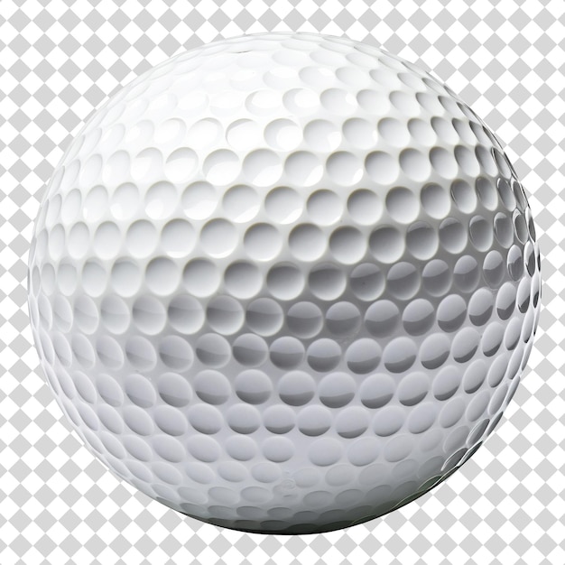 PSD golf ball isolated on transparent background png file format
