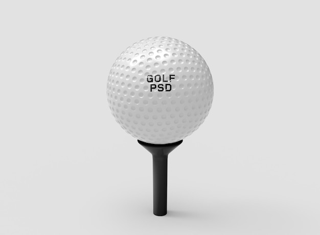 Mockup di pallina da golf