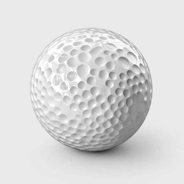 PSD golf ball psd on a white background