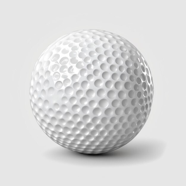 PSD golf ball psd on a white background