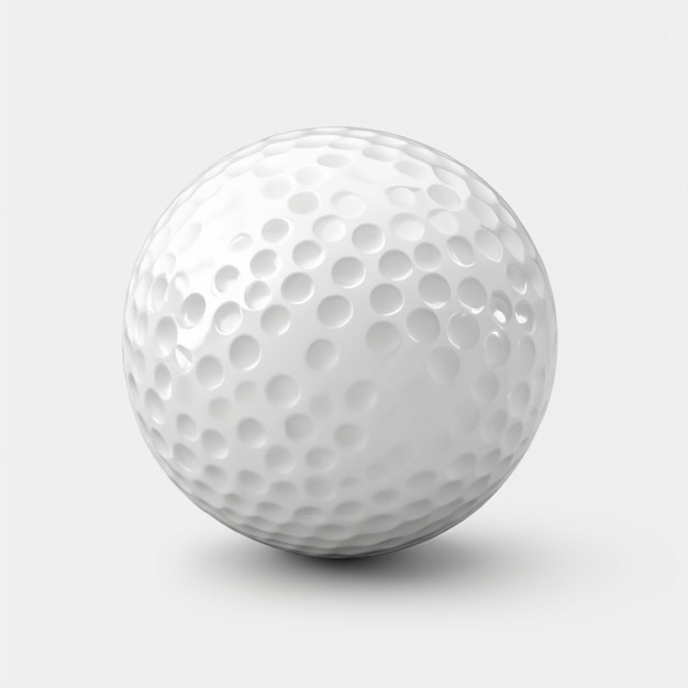 PSD golf ball psd on a white background