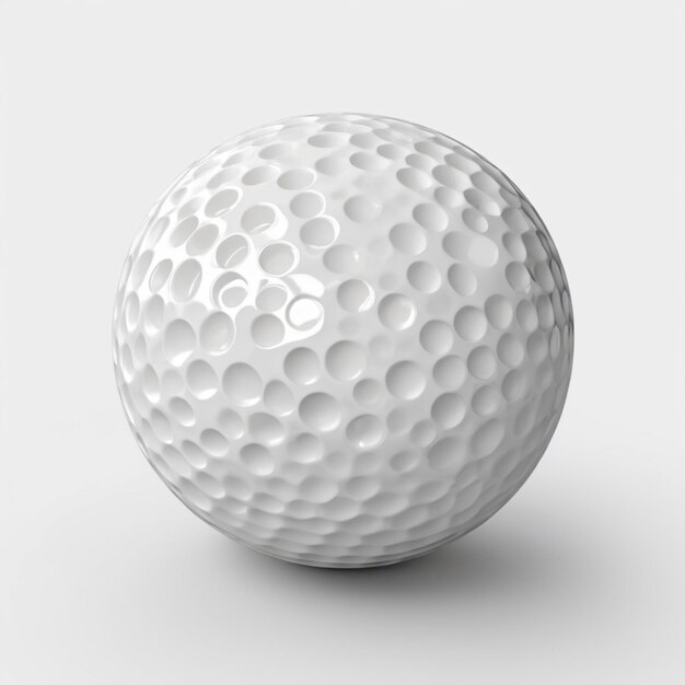 PSD golf ball psd on a white background