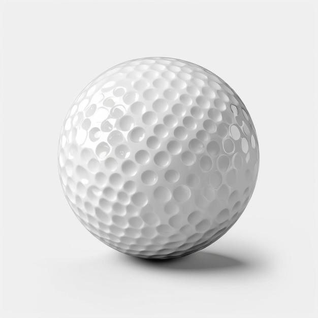 Golf ball psd on a white background