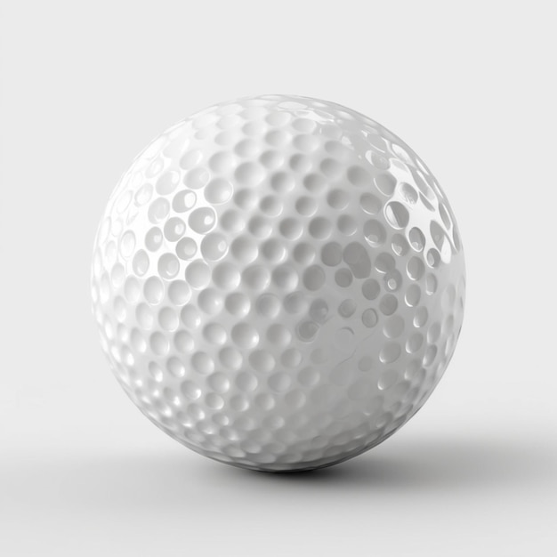 PSD psd di palla da golf su sfondo bianco