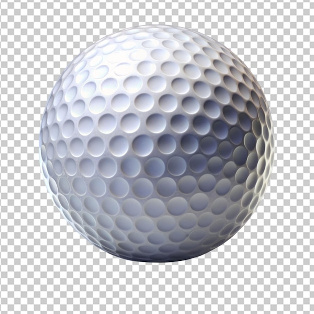 PSD golfbal doorzichtige achtergrond