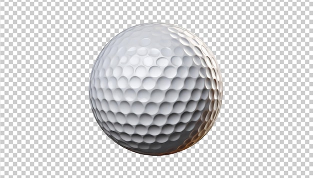 Golfbal met transparante achtergrond