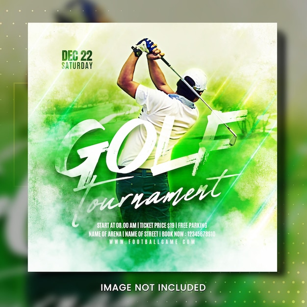 PSD golftoernooi flyer