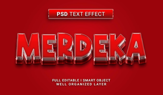 Good 3d text effect design