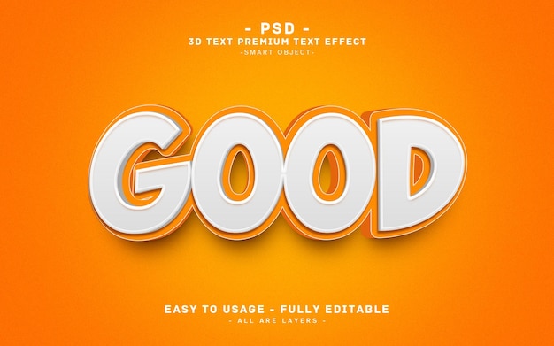 GOOD - 3D Text Premium Efekt Tekstowy
