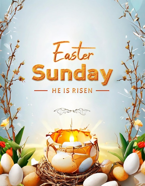 Good friday banner illustration with cross