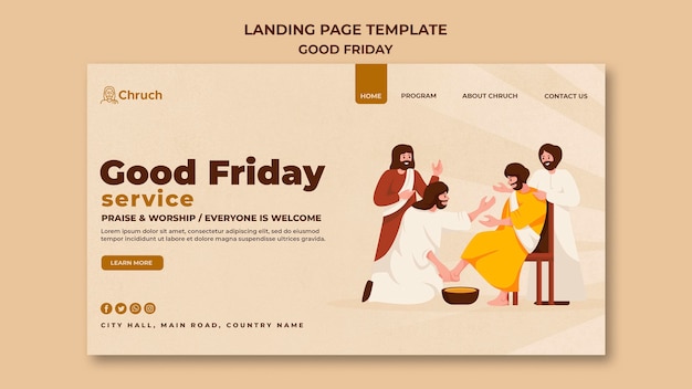 PSD good friday landing page