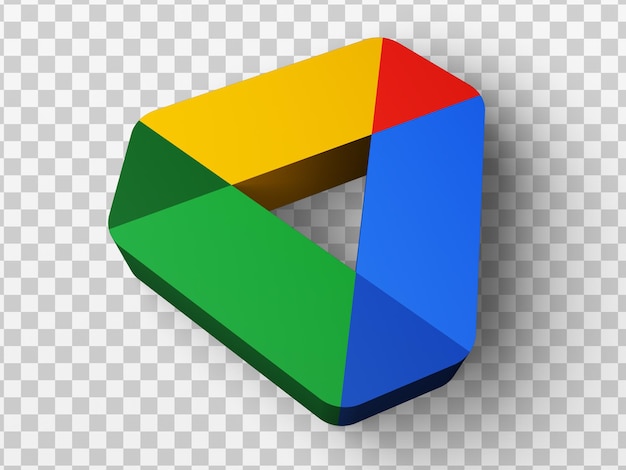 PSD google drive-pictogram 3d render