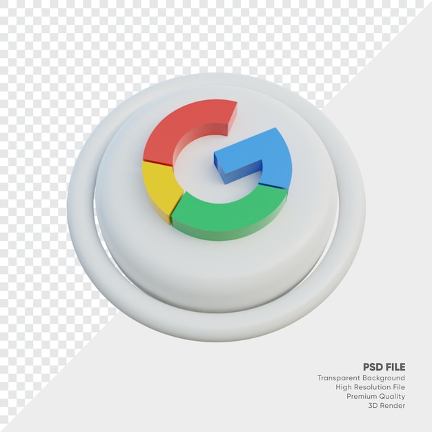 PSD グーグルアイソメトリック3dスタイルのロゴのコンセプトアイコン