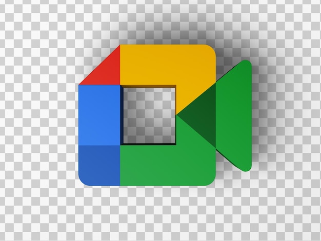 Google meet 3d icon