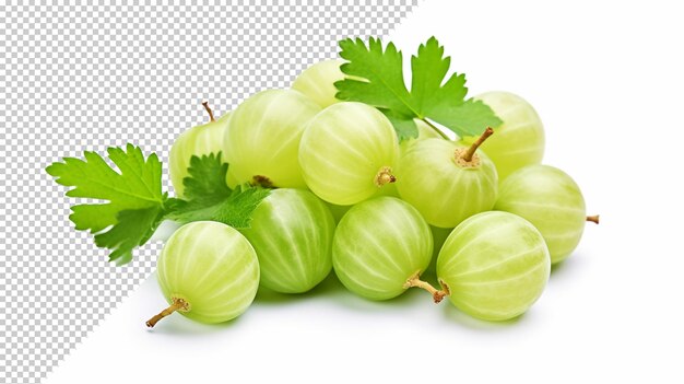 Gooseberry isolated on transparent background