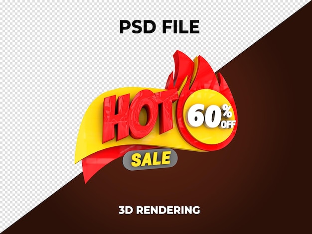 PSD gorąca sprzedaż renderowania 3d