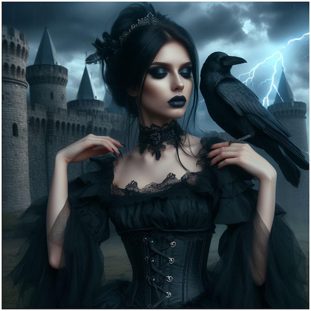 PSD gothic fashion image