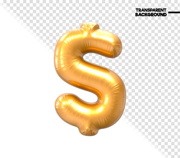 Gouden 3d-rendering