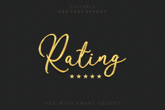 Gouden 3D-teksteffect