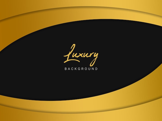 Gouden en zwarte abstracte achtergrond