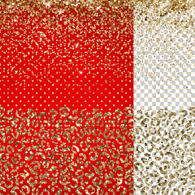 Gouden patroonoverlays Glitter digitaal papier Glitter naadloos patroon Glitter achtergrond