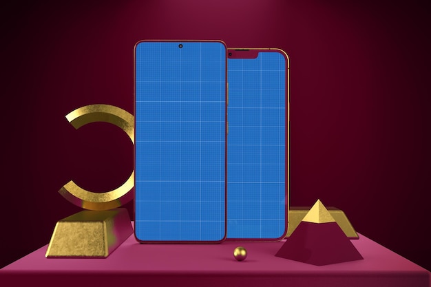 Gouden smartphones