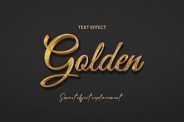 Gouden tekst-effect