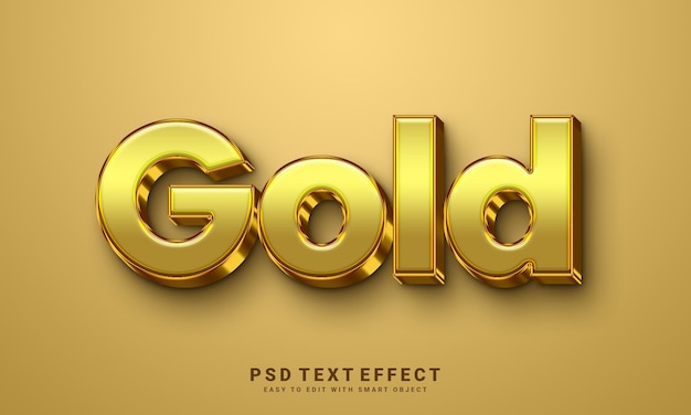 Gouden tekst-effect