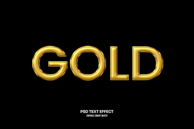 Gouden tekst-effect
