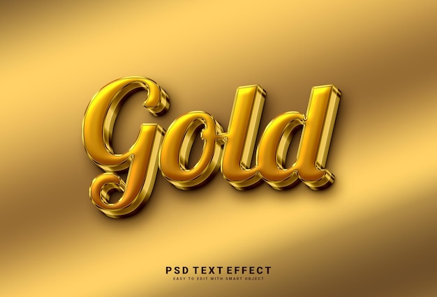 PSD gouden teksteffect