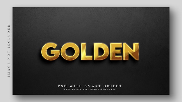 Gouden teksteffecten