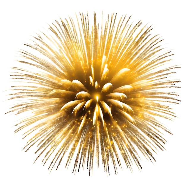 PSD gouden vuurwerk explosie.