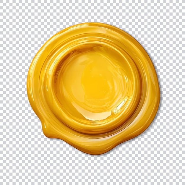 PSD gouden waszegel png psd