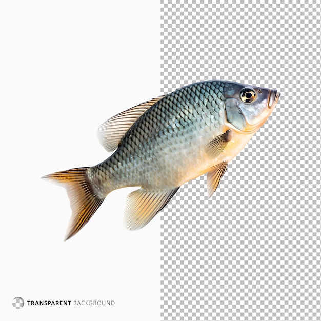 PSD 투명 배경에 고립 된 gourami 물고기