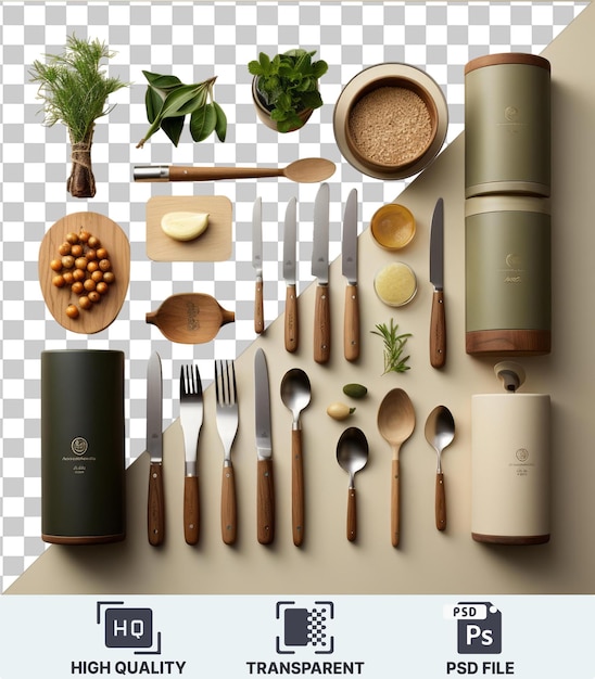 PSD gourmet french cooking tools set the design store