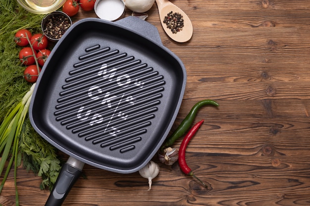 PSD mockup di utensili da cucina gourmet