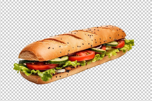 PSD gourmet sandwich geïsoleerd op witte achtergrond ar 32 stijl rauw v 52 job id 7da7db36097d487a872c140dae7e8339