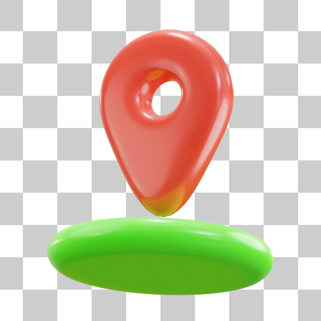 PSD illustrazioni gps 3d