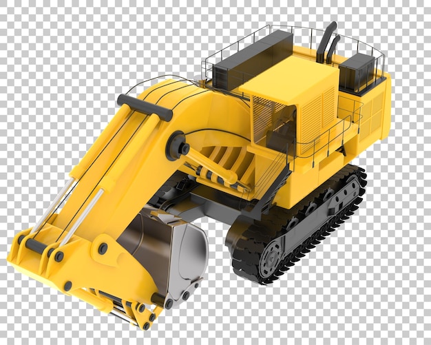 PSD graafmachine op transparante achtergrond 3d-rendering illustratie