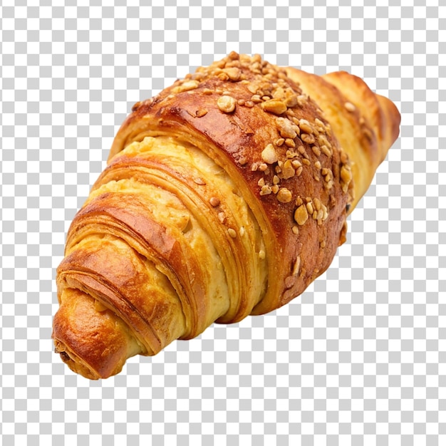 Graan croissant geïsoleerd op doorzichtige achtergrond