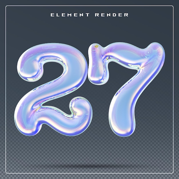 Gradient 3D numer 27