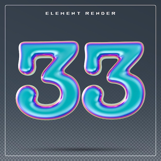 Gradient 3D numer 33